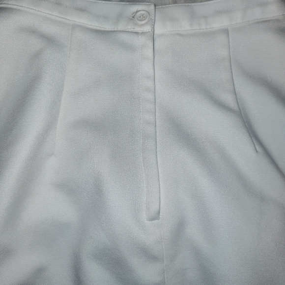 Varsity White Pleated With Three Stripes Women's Cheerleader/Cheerleading Skirt - Picture 6 of 10